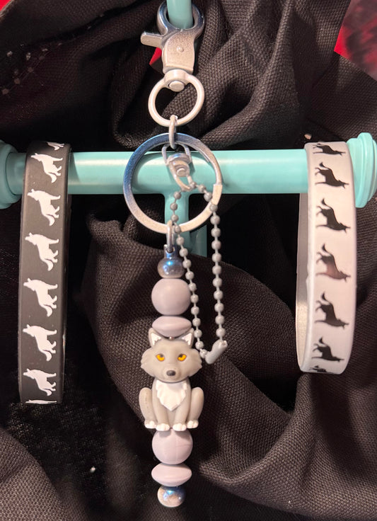 Wolf Keychain/Bag Charm